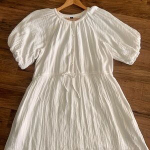 Old Navy White Cotton Dress